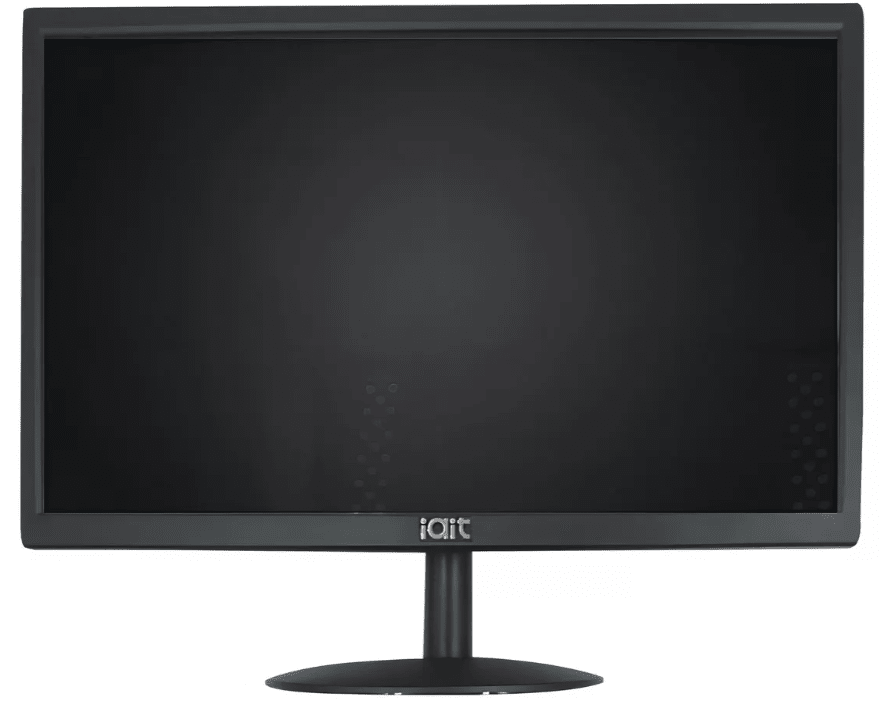 MONITOR SOLO 21.5”,1080p,VGA+HDMI,iai tech(Fuente+Cable poder+Bace+Cable VGA)1