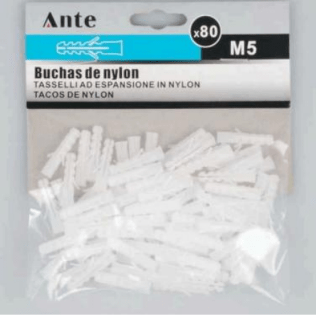 TARUGO DE NYLON M5x25 MM1