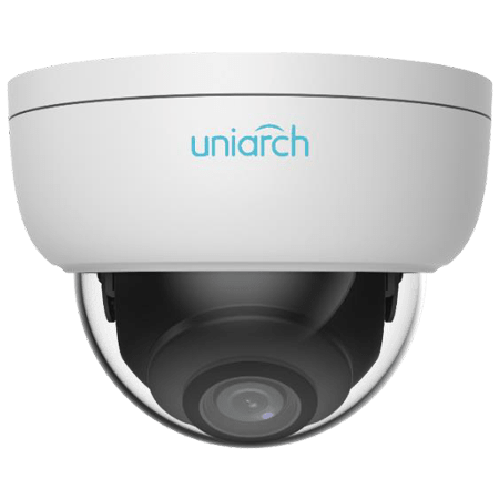UNIARCH Cámara IP Domo IPC-D125-PF28 2.8mm 5MP IR 30m IK10 IP67 POE ONVIF1