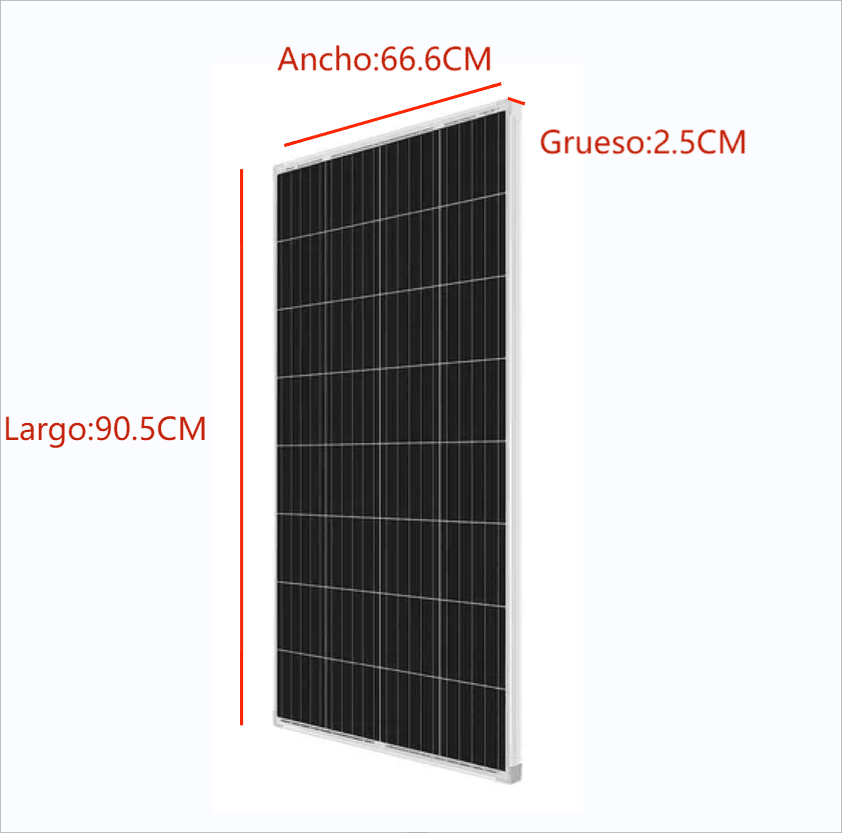 Panel Solar para Camara CON BATERIA 120W(60W+60W) 60AH2