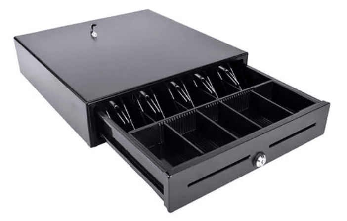 GAVETA DINERO NEGRO METAL 5 LINEA2