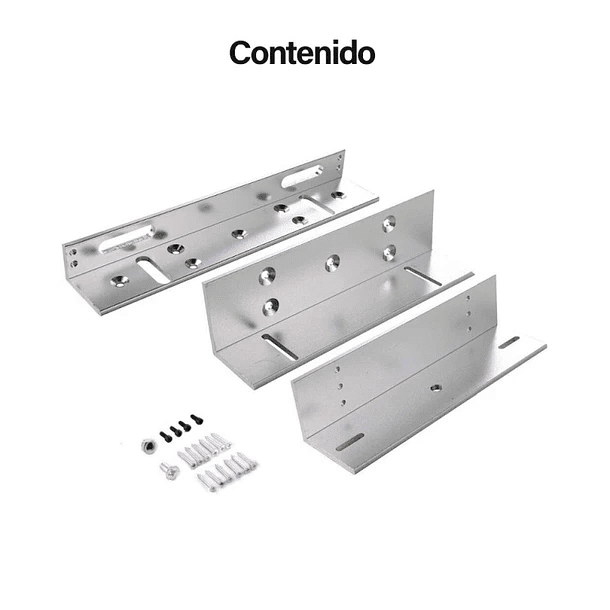 SOPORTE BRACKET TIPO : L Y Z 280KG PARA CERRADURA RETENEDOR ELECTROMAGNÉTICO ALUMINIO ACCESORIO SP-L1