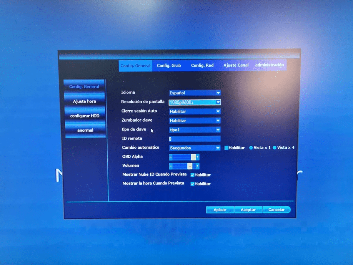 NVR IAI TECH WIFI DE 8CH K8210-3H HASTA 5MP SMART P2P3