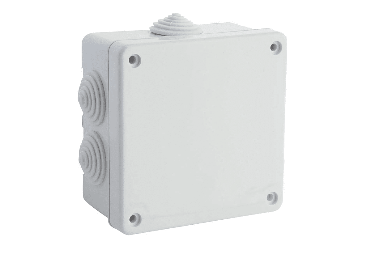 Caja Estanca Ip55 Pvc Cono 100x100x70 para sistema vigillancia1