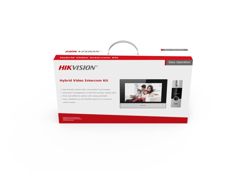 KIT Video Portero Hybrid MONITOR WIFI APP 7 PLUGADAS 1080P Hibrido DS-KIS302-P2