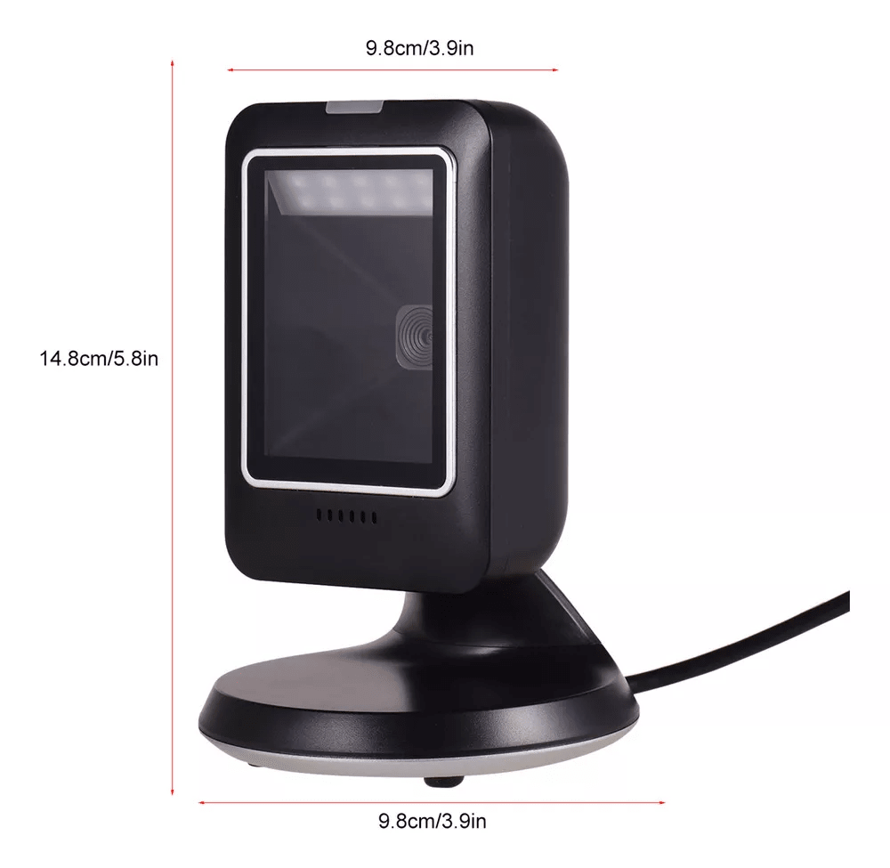 LECTOR de codigo MP6300Y 1D 2D Con base,modelo manual con Cable USB3