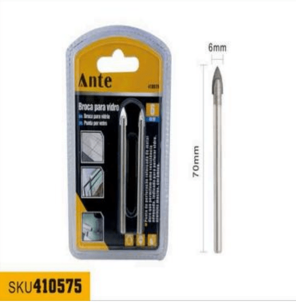 BROCAS PARA VIDRIO 2pcs 6mm*70mm1