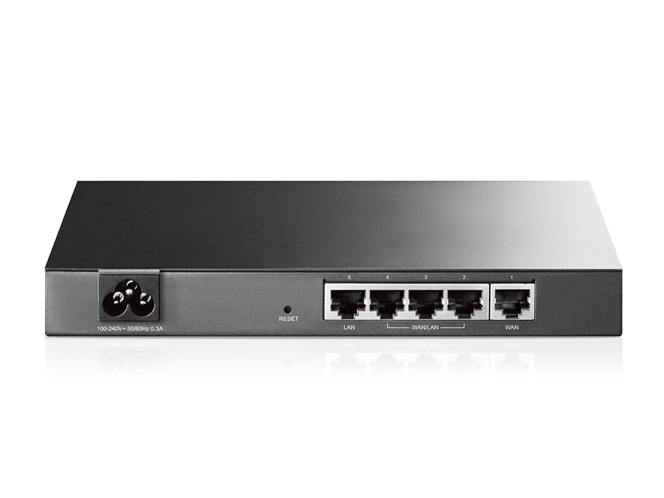 Tp-Link Router TL-R470T+ balanceo de cargas puertos 10/100 Mbps 3 puertos WAN/LAN3