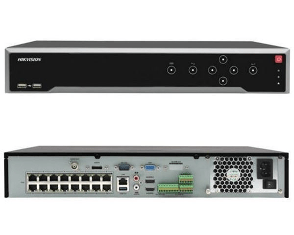 DS-7716NI-K4-16P HIKVISION NVR 16CH 4K 4HDD 16POE HASTA H.265+1
