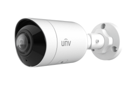 UNV Cámara IP Bala 5MP OmniView 180° ojo de pez Detección Inteligente IP67 PoE2