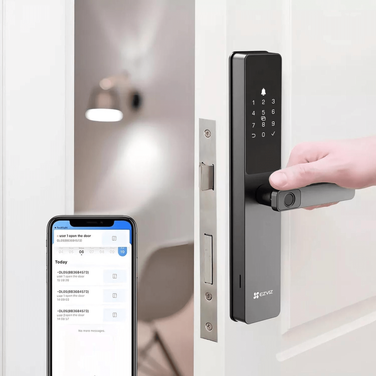 oferta mes Ezviz Cerradura Inteligente WiFi c-Huella Dactilar DL05 WBCP,M1