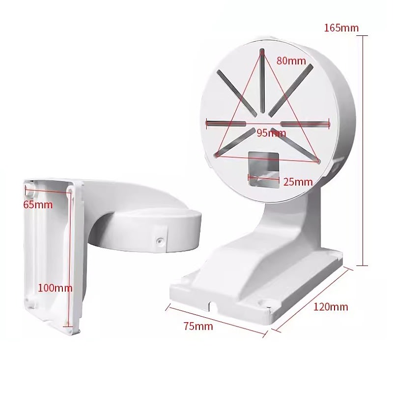 Soporte De Montaje Para Camara Domo Analogo Hikvision Hilook Dahua UNV UNIARCH 1258A1