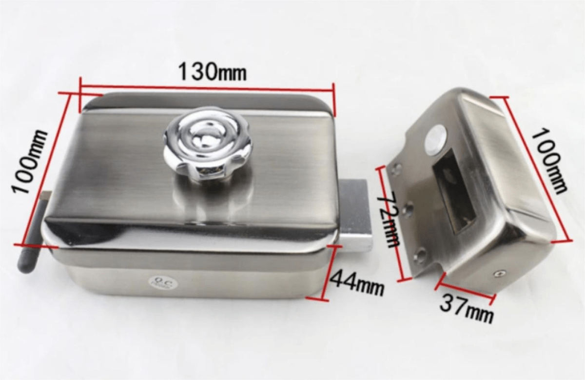 Cerrojo Electronico Chapa Metal2