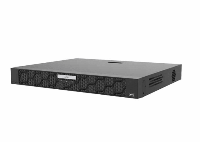 UNV NVR NVR502-32E-IX-G reconocimiento facia y Buscar por texto Smart On 32-ch 2 SATA 2U1