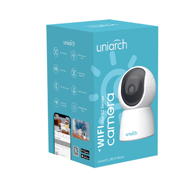 MES UNIARCH Uho-S2E PT interior de 2MP bidireccional seguimiento automático CAMARA WIFI1
