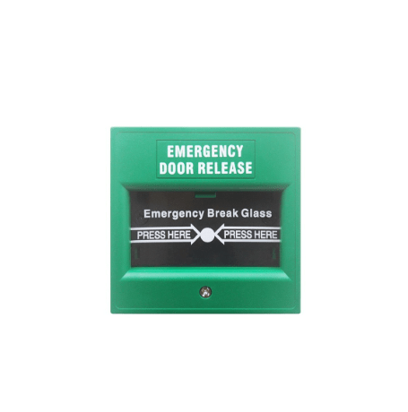 Boton De Emergencia CA0238 Verde Plastico NO-NC ATC1