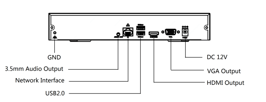 MES UNIARCH OFERTA NVR NVR-116S3 SIN POE Grabador Video 16 Canales HASTA 8MP H.265 HDD HDMI VGA2