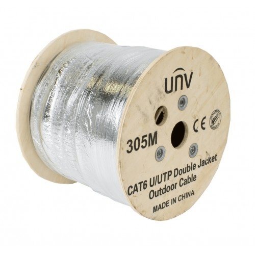UNV EXTERIOR CAT6 CAB-LC3110B-ESW-IN CON MENSAJERO UTP 305m 99.99% OFC 0.52mm1