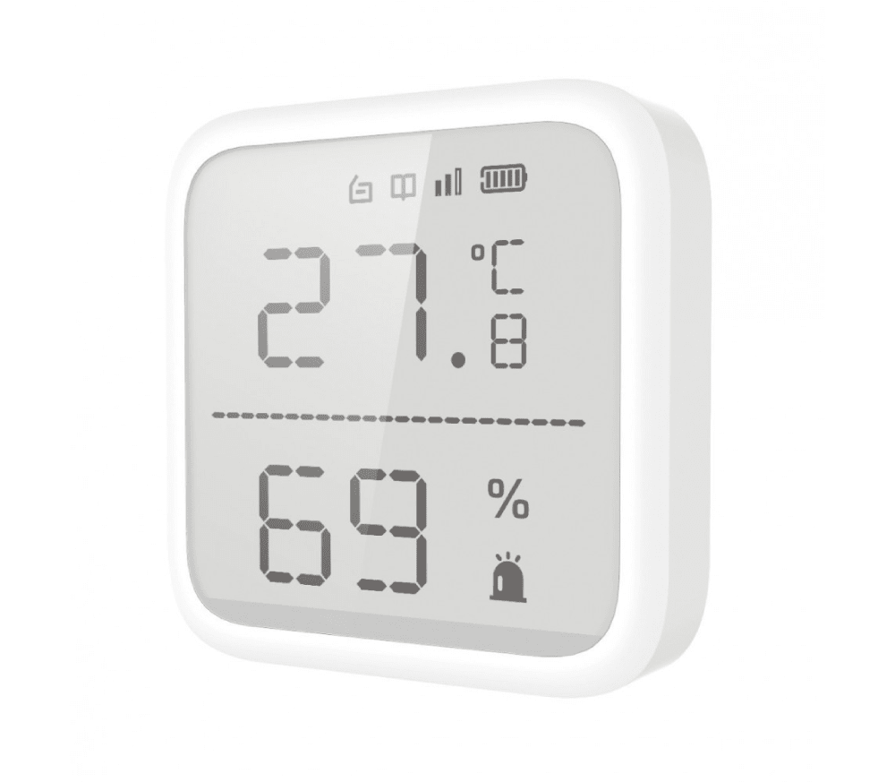 Detector de Temperatura y humedad Inalambrico DS-PDTPH-E-WB Hikvision AXPRO1