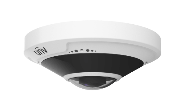 UNV Cámara IP POE Ojo de Pez IPC815SB-ADF14K-I0 5MP 1.4mm IR 10m IK10 MIC1