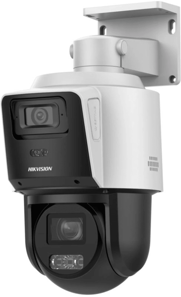 HIKVISION  PTZ IP TandemVU DS-2SE3C404MWG-E/14 4MP+4MP 4x PoE Luz 30m IR40m IP66 Darkfighter Audio1
