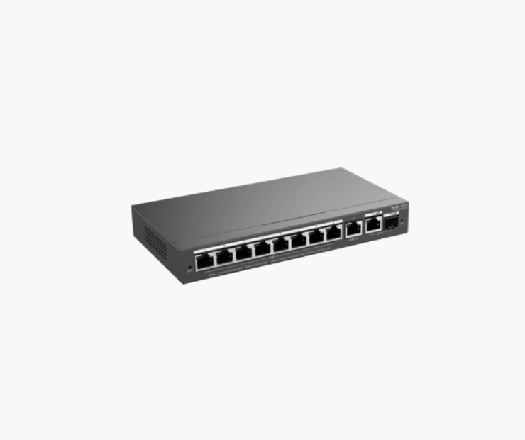 RG-ES210GS-P SWITCH GIGABIT POE DE 10 PUERTOS, 10 X 10/100/1000BASE-T 120W RUIJIE1
