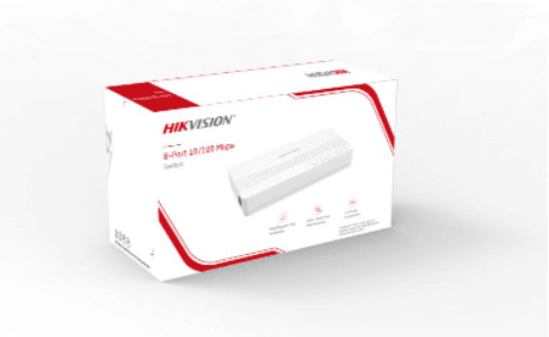 Hikvision SWITCH DE ESCRITORIO,8 PUERTOS,10-100Mbps,Con Transformador2