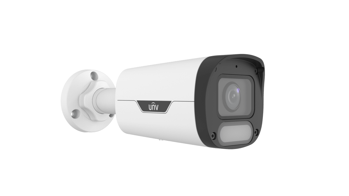 UNV Cámara IP POE Bala IPC2318LE-ADF28KM-WP 8MP 2.8mm Nocturna Color WISE ISP 30m IP67 Microfono Aud1