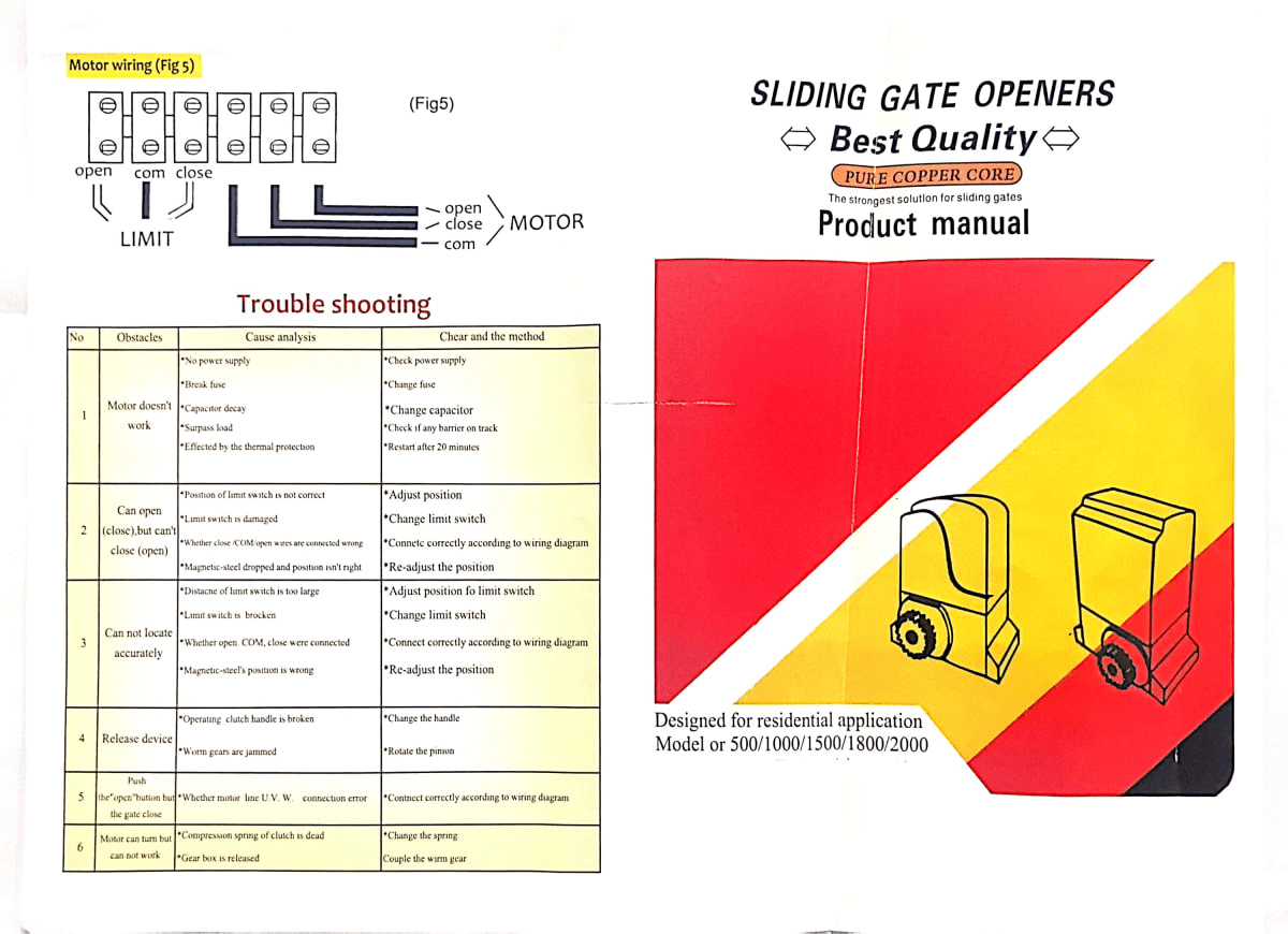 kit motor puerta 750w 1200kg + 3m Cremalleras 2 controles 1400r-m 12mt-min 26 N.m6