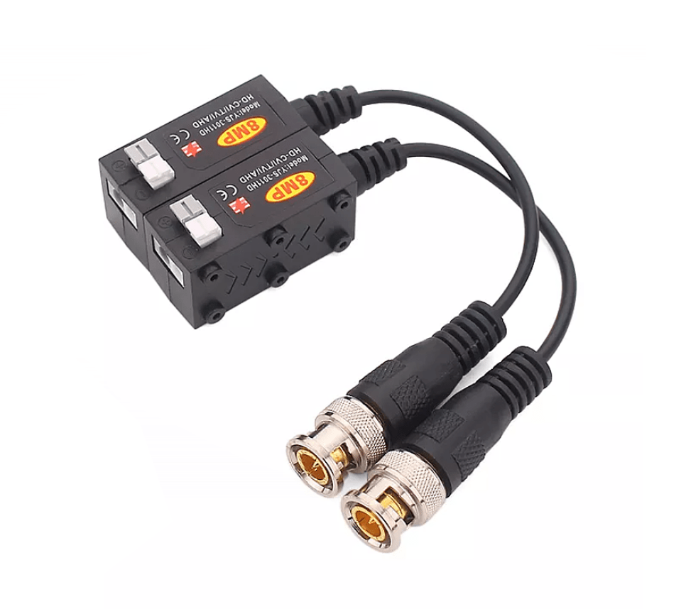 BALUN VIDEO CORTO 1MP~8MP (Botón Ponchable)1