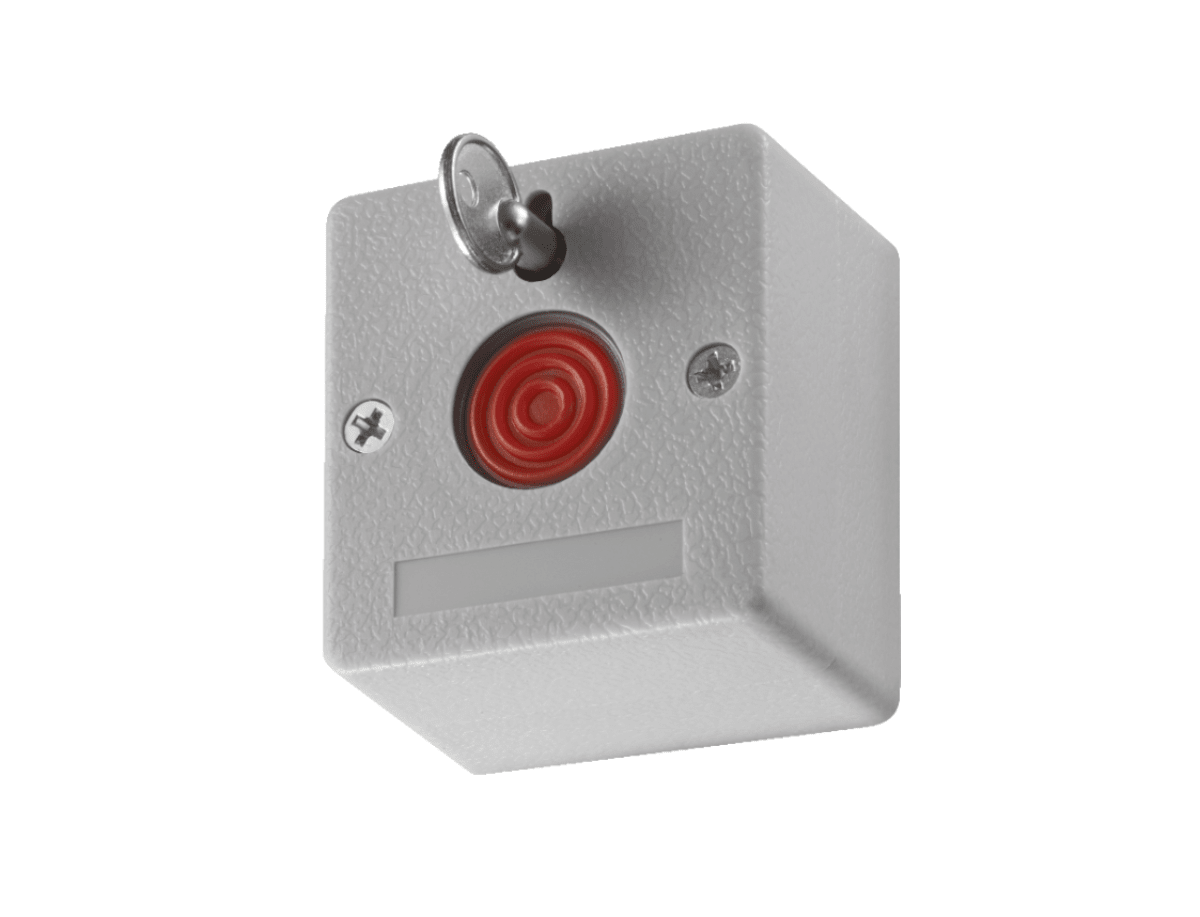 Boton De Panico Cableado Hibrido HIKVISION (DS-PD1-EB)1