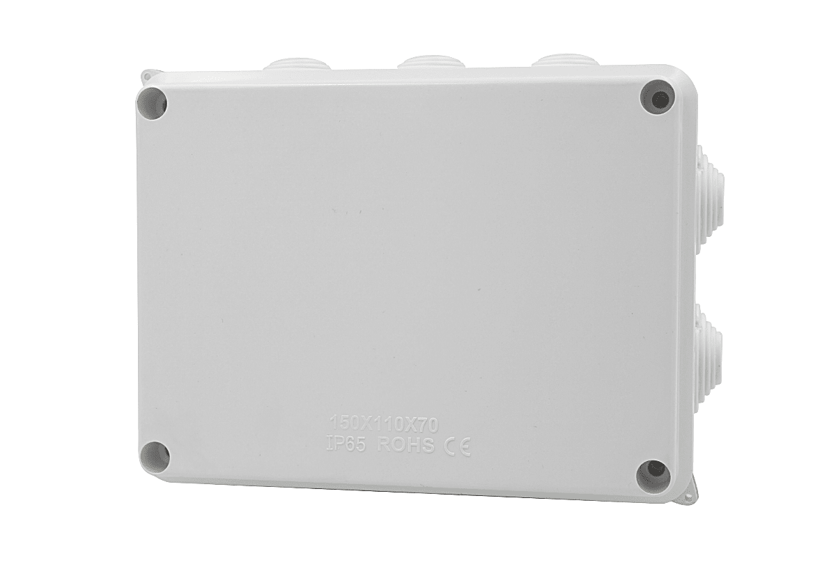 Caja Estanca Ip55 Pvc Cono 150x110x70 para sistema vigillancia1