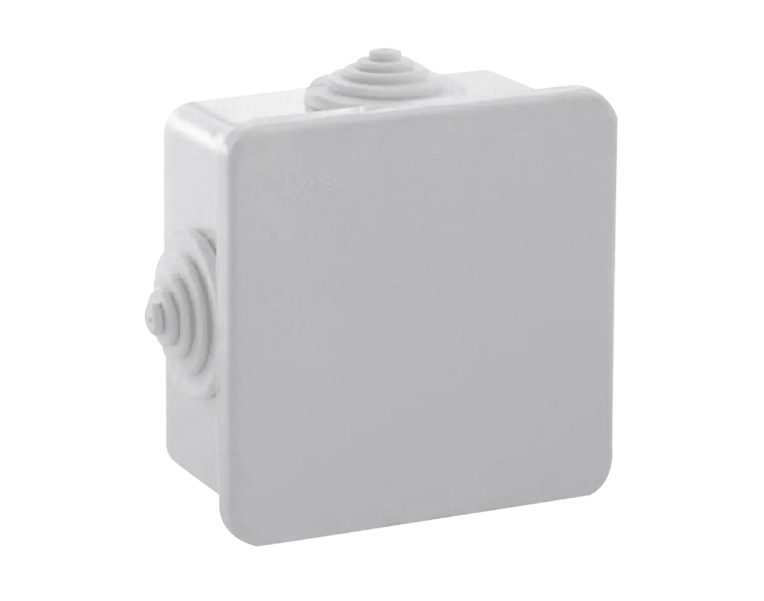 Caja Estanca Ip55 Pvc Cono 85x85x50 para sistema vigillancia1