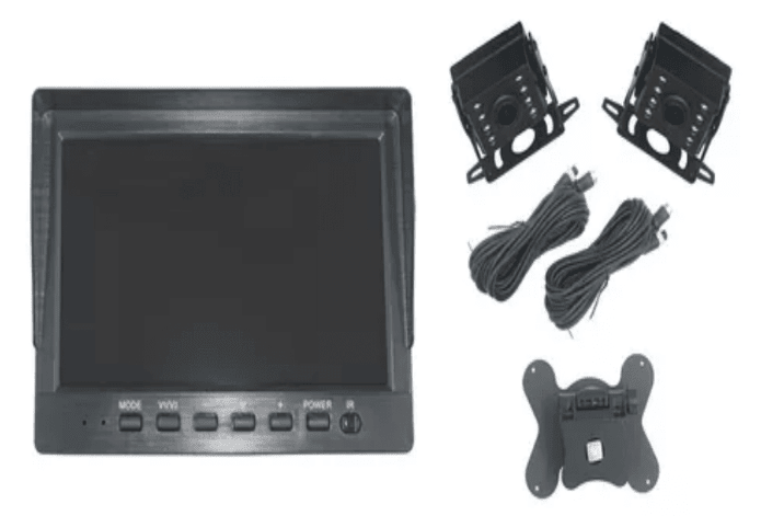 Kit Dvr 9v~36v Con Pantalla 7 PULGADAS Con 2 Camaras FHD IR Camion O Bus 1X15M 1X5M,Max 128gb1