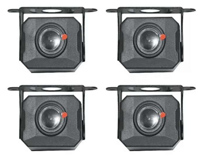Kit Dvr 12v Con Pantalla 10 PULGADAS Con 4 Camaras FHD IR Camion O Bus 1X15M 3X5M,Max 128gb3