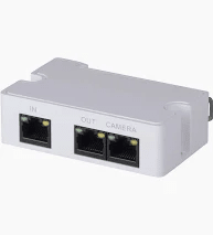 Dahua Extensor PoE  PFT1300 2 Puertos1 Entrada PoE (PoE+) a 2 Salidas PoE / Plug & Play / Compatible1