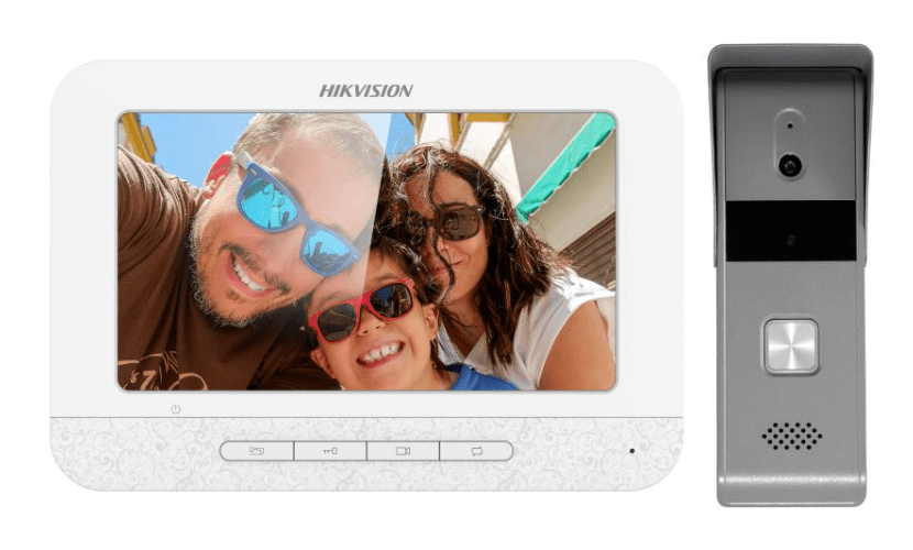 HIKVISION Kit Video Portero Analogo DS-KIS203T HD 4 Hilos1