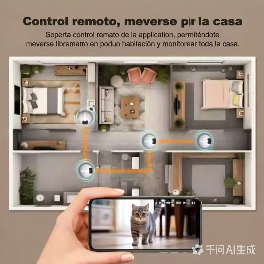 SriHome DH013 Robot Inteligente Interactiva Mascotas Wi-Fi 4 MP Batería 10,000 mAh6
