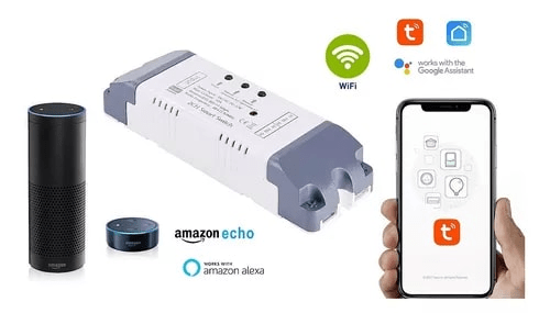 Modulo Rele Inalambrico Wifi Tuya 2ch 7v-32v App4