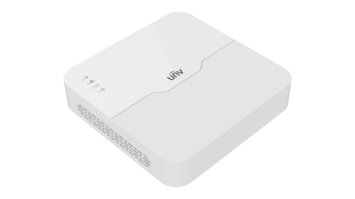 UNV NVR NVR301-04B-LP4-IQ POE 4K 80Mbps 4-ch 1 SATA interface Smart reconocimiento facial 1U NVR1