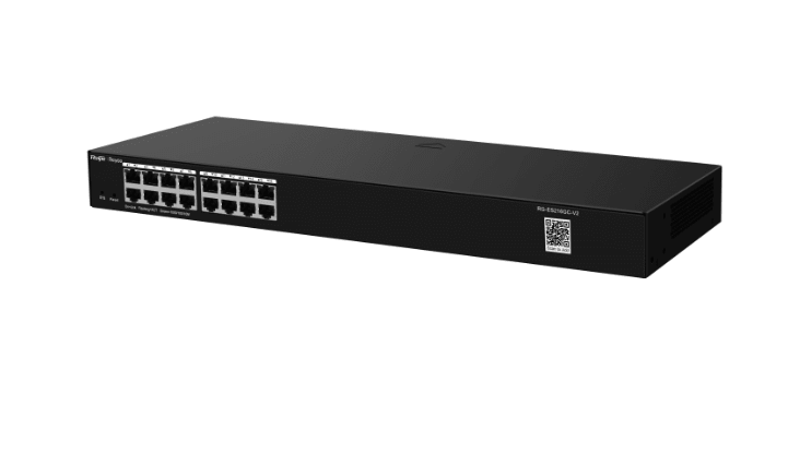 Ruijie RG-ES216GC-V2 16-Port Gigabit Smart Switch, 16 Gigabit RJ45 Ports1