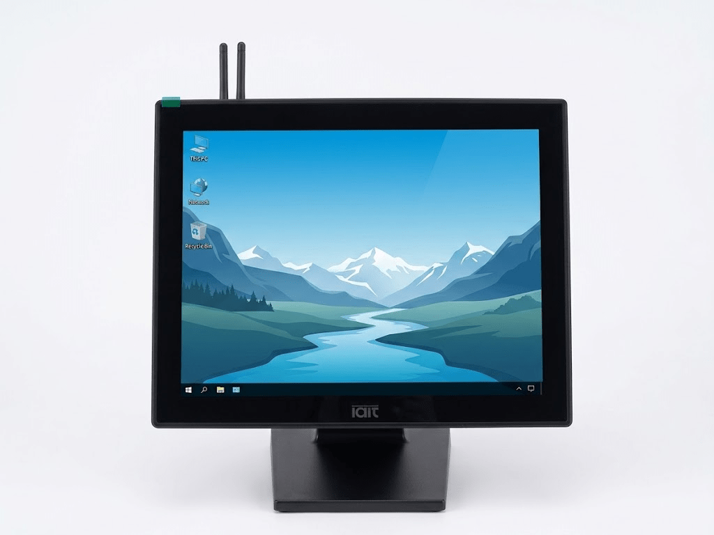 AIO ALL IN ONE NEGRO Industrial Metálico I3-5005U 8GB SSD120GB Táctil 10puntos 1024x768 WIFI RED Sin Sistema Base Z1