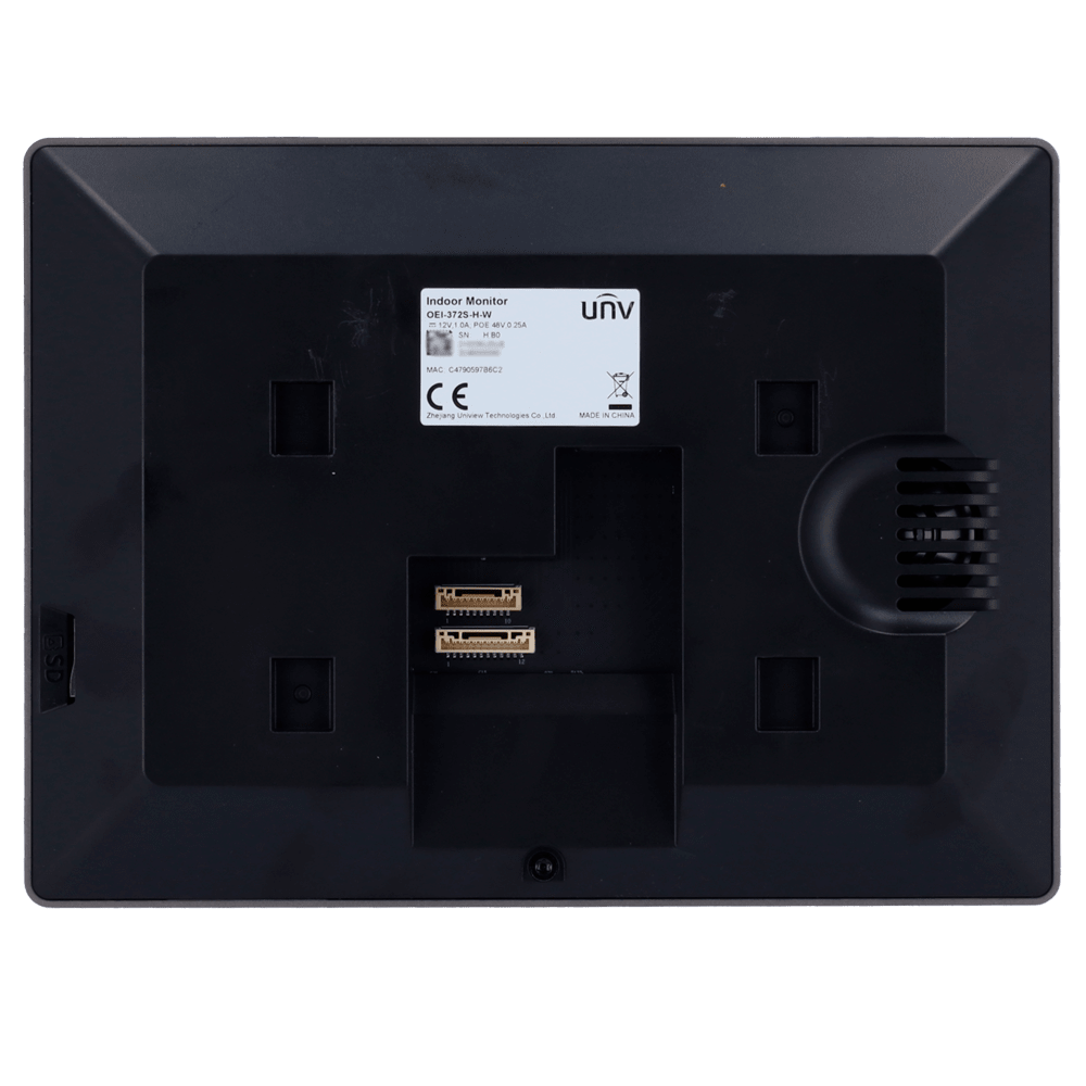 UNV VIDEO PORTERO OEI-372S-H-W Monitor interior  7 pulgadas Pantalla táctil Wifi Negra3