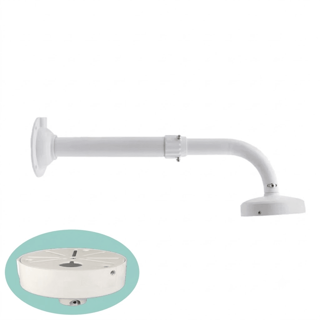 Soporte De Montaje Domo Bala 4kg Tipo L 150-300cm Con Base Metal1