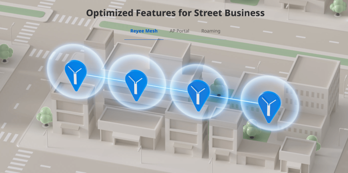 Ruijie RG-RAP52-OD AP de banda dual AC1300, IP65, 867 Mbps a 5 GHz + 400 Mbps a 2,4 GHz, 1 GE8