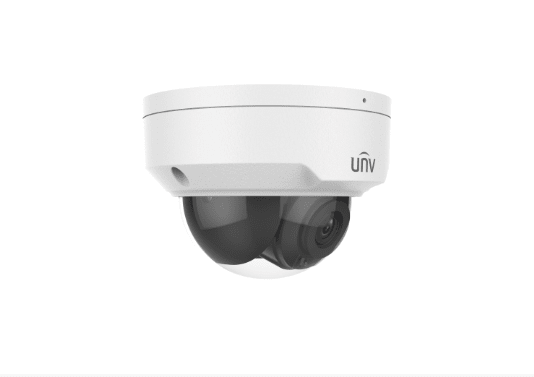 Cámara IP UNV Domo 2mp IPC322LB-ASF28K-A Microfono POE IK10 IR 30MT2