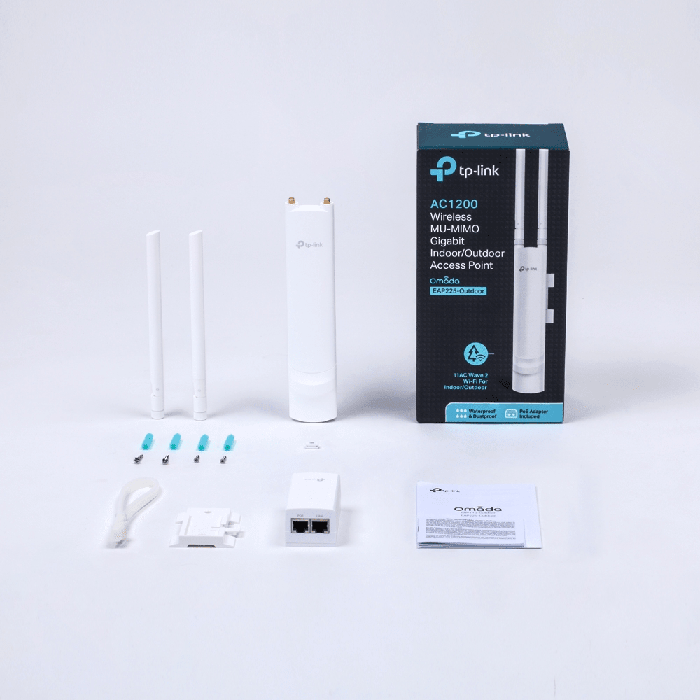 TP-LINK Access Point EAP225-OUTDOOR EXTERIOR o INTERIOR AC1200 Wireless MU-MIMO Gigabit Punto de acceso4