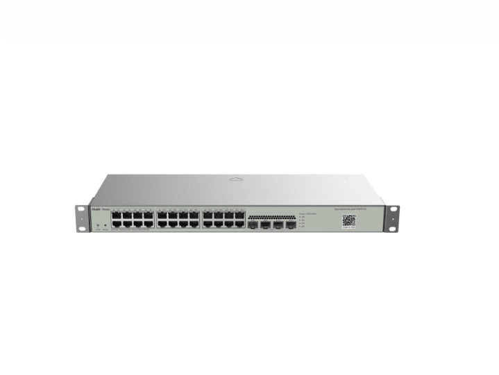 Ruijie RG-NBS3100-24GT4SFP-V2 24-Port Gigabit L2 Managed Switch, 24 Gigabit RJ45 Ports, 4 SFP Slots1
