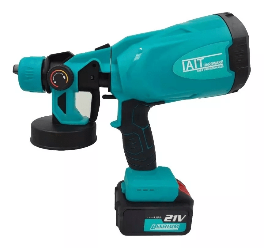 21V Pulverizador de pintura electrica 1 bateria,800ml1