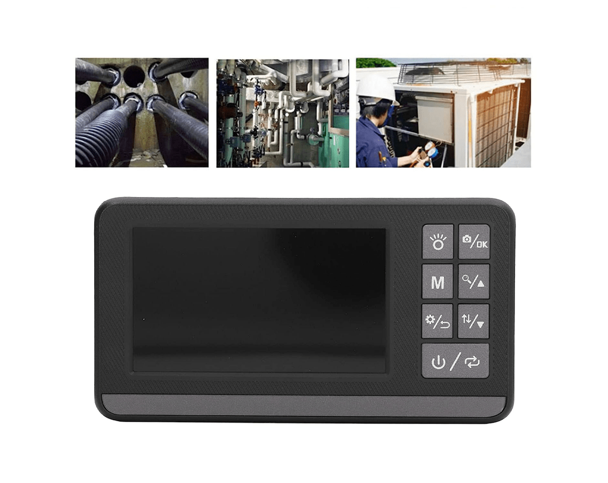 CAMARA ENDOSCOPICA IMPERMEABLE 5MT IP67 1080P MONITOR 4.3 recargable4